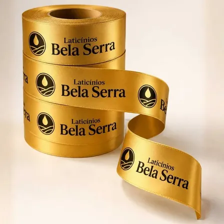 Fita de cetim personalizada 15 mm · 200 m
